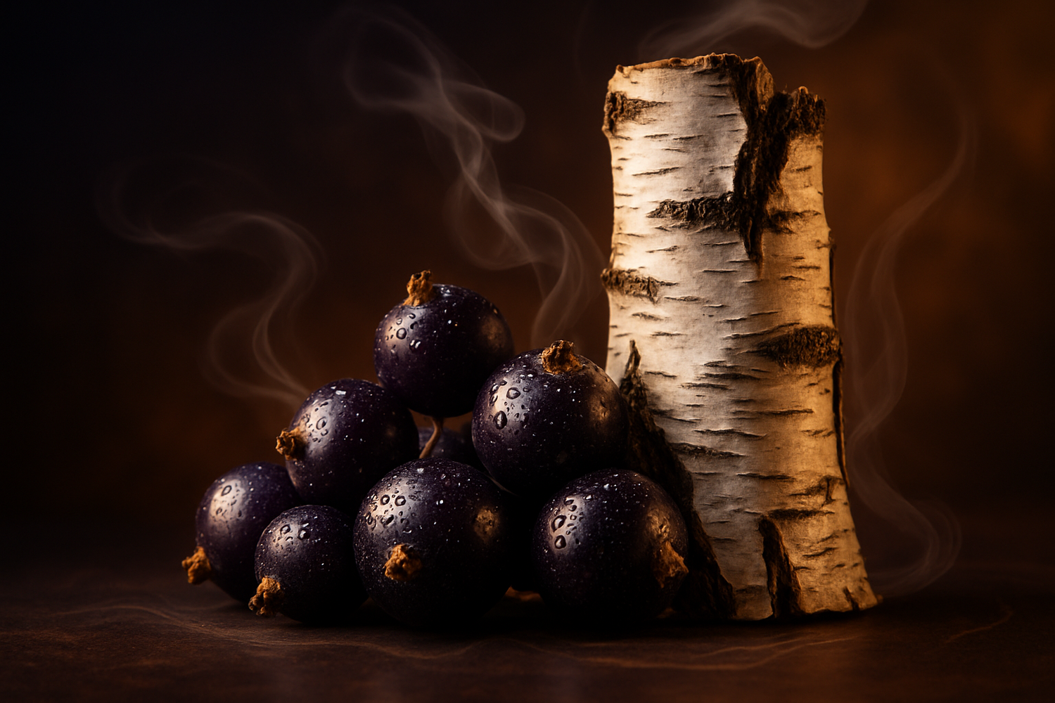The heart of the fragrance, rich with blackcurrant and birch, symbolizes resilience and authority.