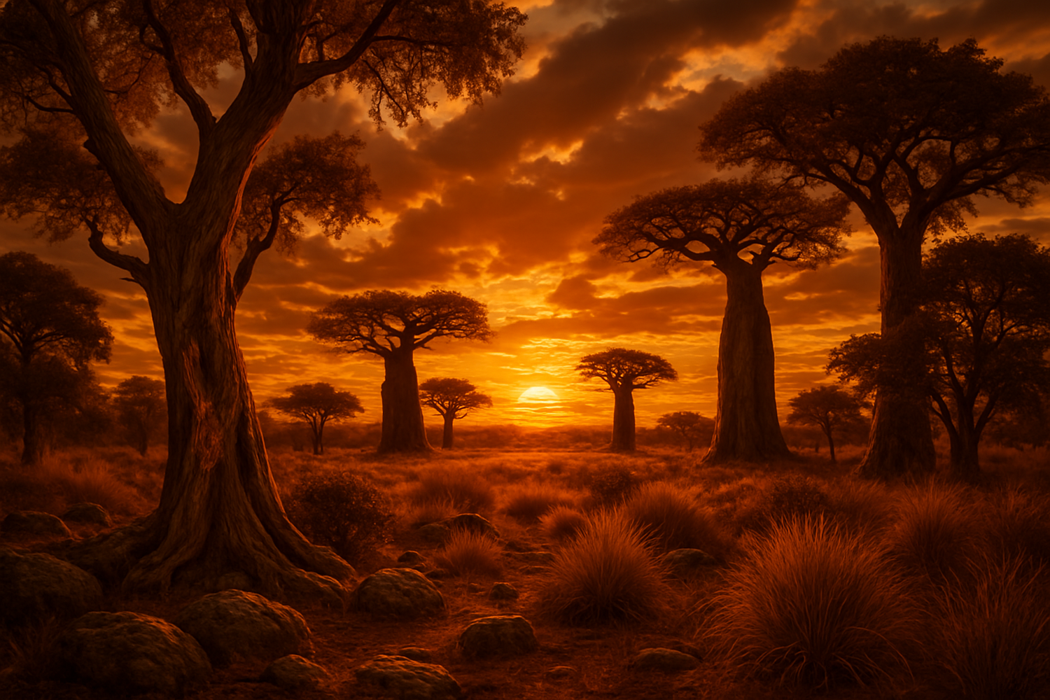  “African Sunset” culminates in a harmonious base of moss, benzoin, cedarwood, sandalwood, patchouli, musk, and vetiver, evoking the rugged elegance of the African landscape.