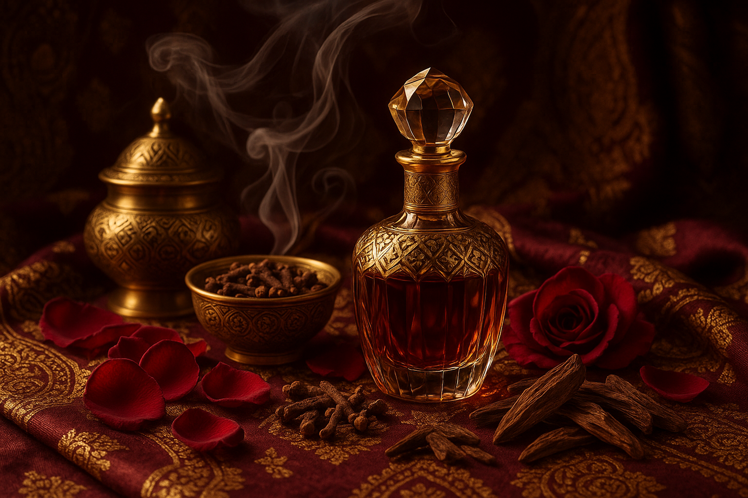 An exotic oriental touch envelopes the base of this scent leaving behind an alluring trail.
