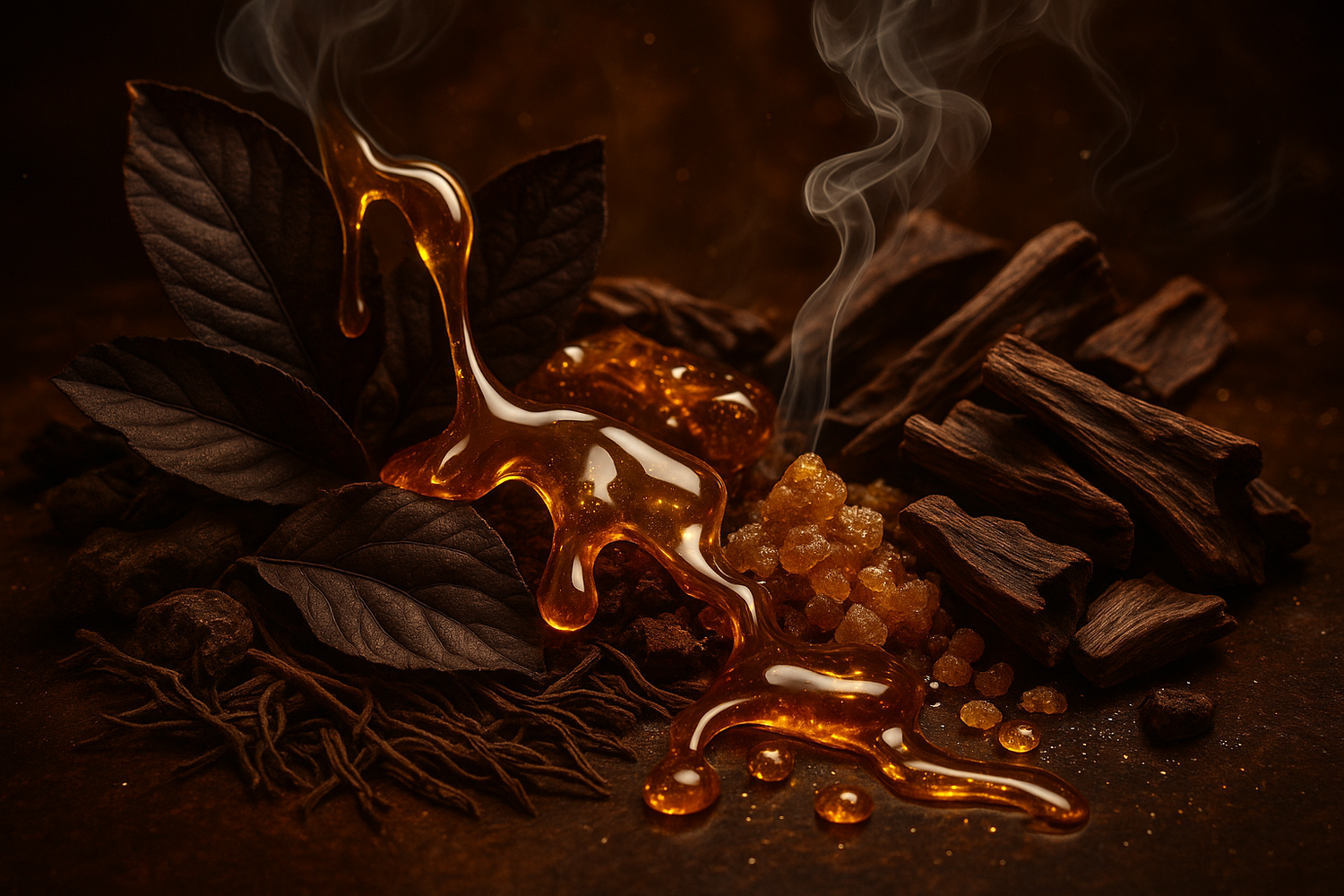 At its heart lies a rich and resinous mix of cypriol, benzoin resinoid, patchouli, and luxurious agarwood (oud), adding depth and mystery. 