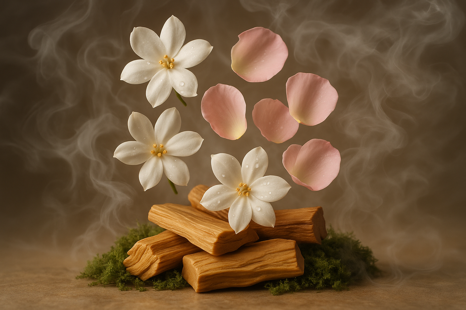 The base grounds the scent with warm musk, creamy sandalwood, and earthy moss, creating a soothing, refined finish. Perfect for those who love fresh, floral, and subtly woody scents.