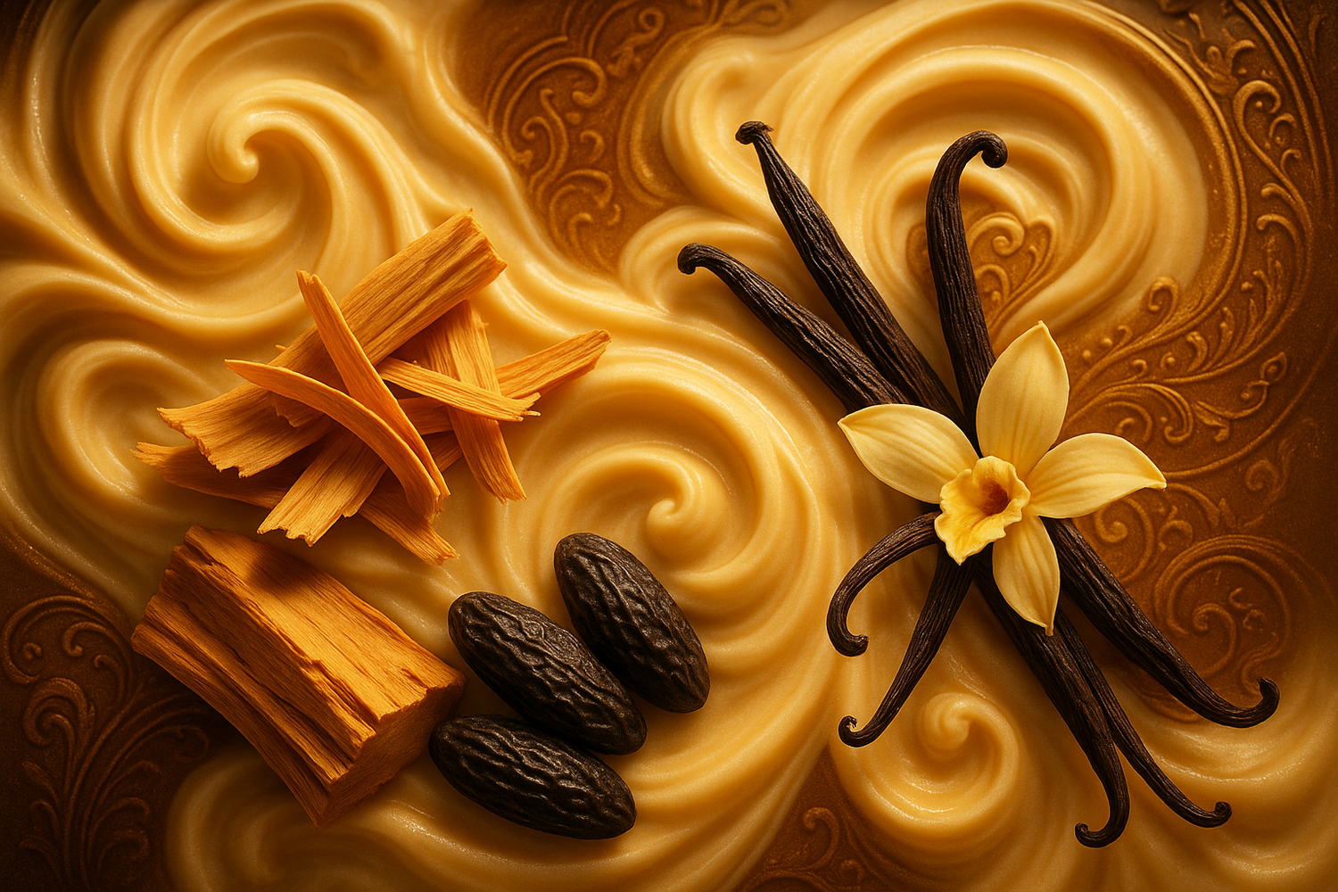 The creamy sandalwood, vanilla, and tonka coalesce into one, creating an exceptional oriental composition.